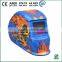WH0509B Blue Welding Hood with Flame Decal