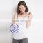 Custom fashion design wholesale women's plain white tank top