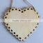Wedding Decoration Heart Wood Pendant