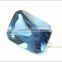 light blue synthetic octagon cut rectangle 120# lab spinel stones