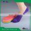girls candy color cuff boat sock