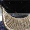 5panel snake leather puff embroidery strapback hats/ custom 3D embroidery hat