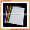 Top quality B4 A4 B5 A5 A6 transparent zipper pvc document bag