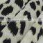 light yellow coffee Leopard pattern polyester milk fiber Spandex print fabrics