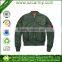 Industries army green 100% flight nylon knit collar MA-1 flight jackets men