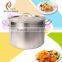 32X25cm OEM adjusatble sizes commercial industrial stainless steel steam pot for restaurant with double-ply bottome