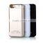 Aluminum alloy 4.7" 3800mah external wireless battery backup case for iphone6/6s