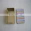 ISO certificated promotional square metal soap tin can