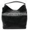 CSN2184A001 China Made Black Elephant Grain Leather Wholesale Leather Woman Handbag