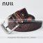 Embossing Pattern Genuine Leather Women's Belt