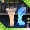 Unique illuminated led bar furniture/led table/led night club table