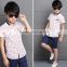 China manufactures new style children clothing boys fashion dress kids shirts