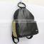 Special design high quality brand soft black leather casual backpack for girls