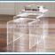 5 piece acrylic riser mirrored, display rack, plexiglass riser