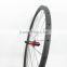 High end straight pull hub, 30 * 23mm tubular bicycle wheels 700C full carbon fiber rims for road wheelset