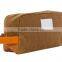 Custom khaki waxed canvas dopp kit with leather trim