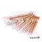 high quality rose gold 8pcs makeup brushes heart shape                        
                                                                                Supplier's Choice