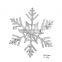 Dropshipping Christmas Themed Jewelry Silver Gold Rose Gold Snowflake Brooch Pins