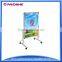 China Excellent Display Equipment of Double Side Advertisement A1 Size Wheeled Poster Stand