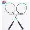 2pcs Iron&Wood Badminton Rackets Set indoor badminton set