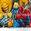 Wholesale Cheap Fashion American Style Super Hero Series Kids Room 3d Floor Murals