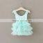 Children clothing baby girl party dress hand made baby girl dress Lily sleeveless princess dress