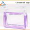fancy plastic bag , commidity makeup packing clear bag