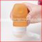 Screen printing surface handling and skin care cream use travel cosmetic bottle