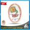 Personalized zamac custom badges with design pattern