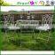 Cheap Price Unique Design Metal Mosaic Table Chair Folding Furniture Set For Backyard