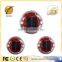Lithium battery powered blinking led lights plastic reflective cat eyes road stud