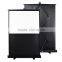 Newest Portable Floor standing pull up mobile indoor/outdoor floor-up screen for watching DLP, 3D, Beamer projctor screen 60"