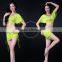 Wuchieal Modal Crop Top with Bat Sleeve and Hypotenuse skirts for Ladies
