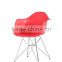 Classic cheap plastic living room easy chair armchair PM083