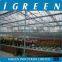 Commercial intelligent glass greenhouse for sale