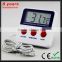 Min/Max Recording Fridge/Freezer Digital Alarm Thermometer, Fridge Freezer Thermometer, Magnetic Fridge thermometer