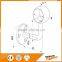 Yekalon stainless steel railing handrail fitting--wall base