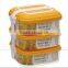 Compartment DIY Adjustable FDA Certificated Stacking Plastic Snap closure Food Container