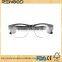 Wood Sunglasses made from ebony frame with clear lens RX frame