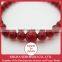 Red agate beads bracelet 10mm and 8mm, agate stone jewelry, prayer beads, japanese beads bracelet, natural stones, made in Japan