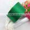 Wholesale Solid color wedding decoration belt single side 100% polyester satin ribbon 25yards/roll