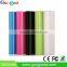 High Capacity Colorful Housing 10400mAh 2 USB portable Power bank