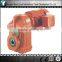 F series high speed manual worm screw gearbox