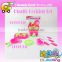 Plastic DIY set role play cooking toys kitchen toys set for kid