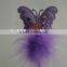 promotional butterfly shaped quill feather pen