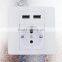 Popular unique design dual usb 5V 2.1A Europe type wall socket for charging