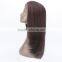 ombre color in stock 24INCH F SILK STRAIGHT for balck women girl heat resistant fibre ear to ear lace frontal synthetic wig