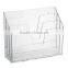 Horizontal Triple File Folder Organizer (Crystal Color)(TF-B-127)