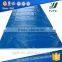Blue heavy duty PVC tarpaulin for trailer, truck, cargo.