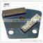 Diamond Floor Grinding Shoes Surface Prep 2 Bar Trapezoid Scraper for Concrete